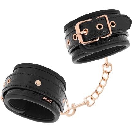 begme - black edition premium ankle cuffs with neoprene lining D-229253