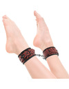 begme - red edition premium ankle cuffs with neoprene lining D-229263