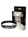 coquette - chic desire sexy vegan leather choker D-229291