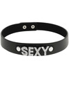 coquette - chic desire sexy vegan leather choker D-229291