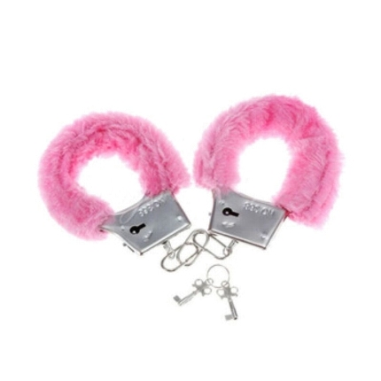 diablo picante - pleasure furry handcuffs pink D-230228