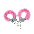 diablo picante - pleasure furry handcuffs pink