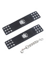 ohmama fetish - wrist restraints snap fasten metal D-230348