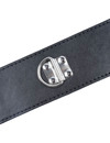 ohmama fetish - wrist restraints snap fasten metal D-230348