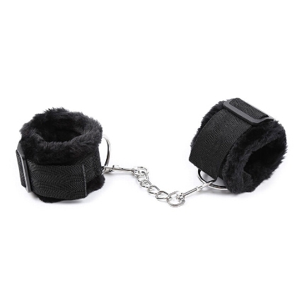 ohmama fetish - furry lined wrist restraints D-230358