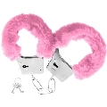 ohmama - pleasure furry handcuffs pink