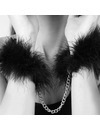 bijoux - za za zu feather handcuffs D55-21765