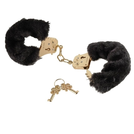 fetish fantasy gold - deluxe furry cuffs PD3996-27