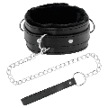 darkness - comfortable posture necklace with leather chain