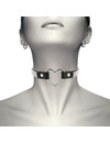 coquette - chic desire vegan leather choker with heart D-229289