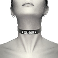 coquette - chic desire slave vegan leather choker