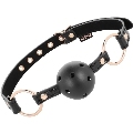 begme - black edition ball gag vegan leather