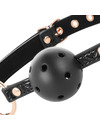 begme - black edition ball gag vegan leather D-229256