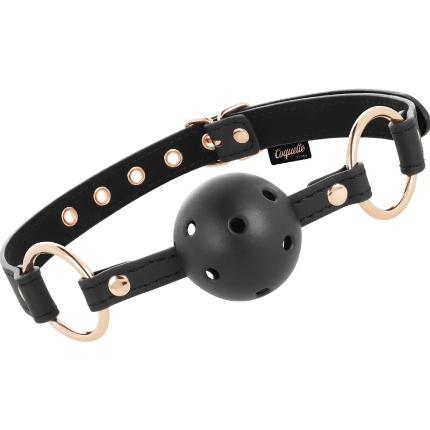 coquette chic desire - fantasy breathable vegan leather gag D-229276