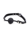 ohmama fetish - silicone ball gag with leather belt D-230342