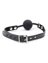 ohmama fetish - silicone ball gag with leather belt D-230342