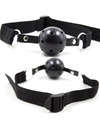 ohmama fetish black fabric breathable ball gag D-231253