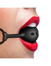 fetish submissive bondage - breathable silicone ball gag D-237016