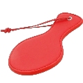 darkness - red rounded fetish paddle