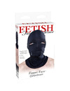 fetish fantasy series - hood with zippers black D-236553