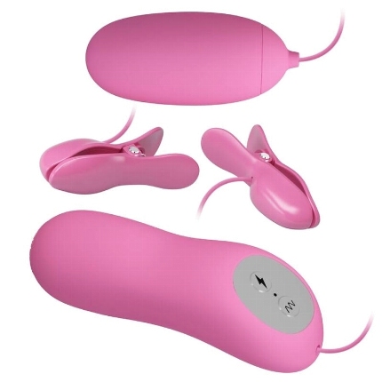 pretty love - tweezers with vibration and pink eletroshock D-233391