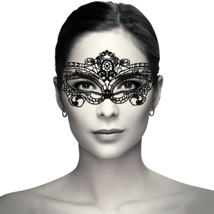 coquette chic desire - fine black lace mask D-226919