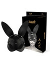 Máscara Coquette Chic Desire Couro Sintético Bunny Preto,D-226923