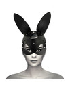 Máscara Coquette Chic Desire Couro Sintético Bunny Preto,D-226923