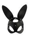 Máscara Coquette Chic Desire Couro Sintético Bunny Preto,D-226923