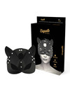 Máscara Coquette Chic Desire Couro Sintético Cat Preto,D-226924