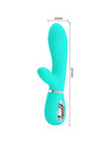 pretty love - thomas multifunction g-spot vibrator aqua green D-238691