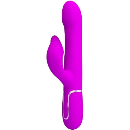 pretty love - vibrador rabbit perlas violeta