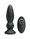 mr play - plugue anal de controle remoto vibrador poderoso preto,D-238730