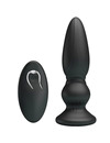 mr play - plugue anal de controle remoto vibrador poderoso preto,D-238730