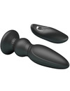 mr play - powerful vibrator remote control anal plug black D-238730