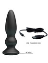 mr play - powerful vibrator remote control anal plug black D-238730