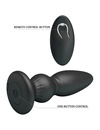 mr play - plugue anal de controle remoto vibrador poderoso preto,D-238730