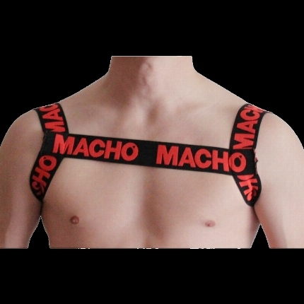 macho - arnes rojo