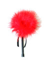 secretplay - red marabou duster D-216321