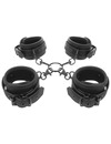 fetish submissive - set of hand and ankle handcuffs with noprene lining D-218901