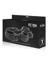 fetish submissive - set of handcuffs and ties with noprene lining D-218902