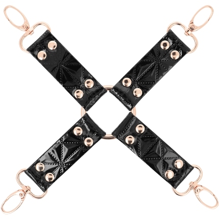 begme - black edition vegan leather hog tie D-229255