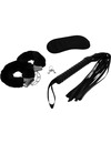 intense fetish - erotic playset 1 with handcuffs, blind mask and flogger D-236017