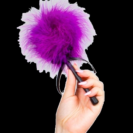 secretplay - pink purple marabou duster D-216320