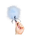 secretplay - light blue marabou duster D-216323