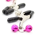 ohmama fetish - nipple clamps with pink bell