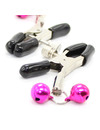 ohmama fetish - nipple clamps with pink bell D-229914