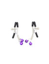 ohmama fetish - nipple clamps with lilac bell D-229915