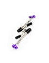 ohmama fetish - nipple clamps with lilac bell D-229915