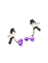 ohmama fetish - nipple clamps with lilac bell D-229915